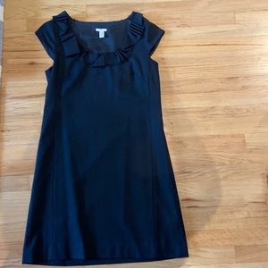 Black J Crew Wool Dress